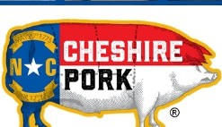 Cheshire Pork logo, all-natural heritage breed pork from North Carolina