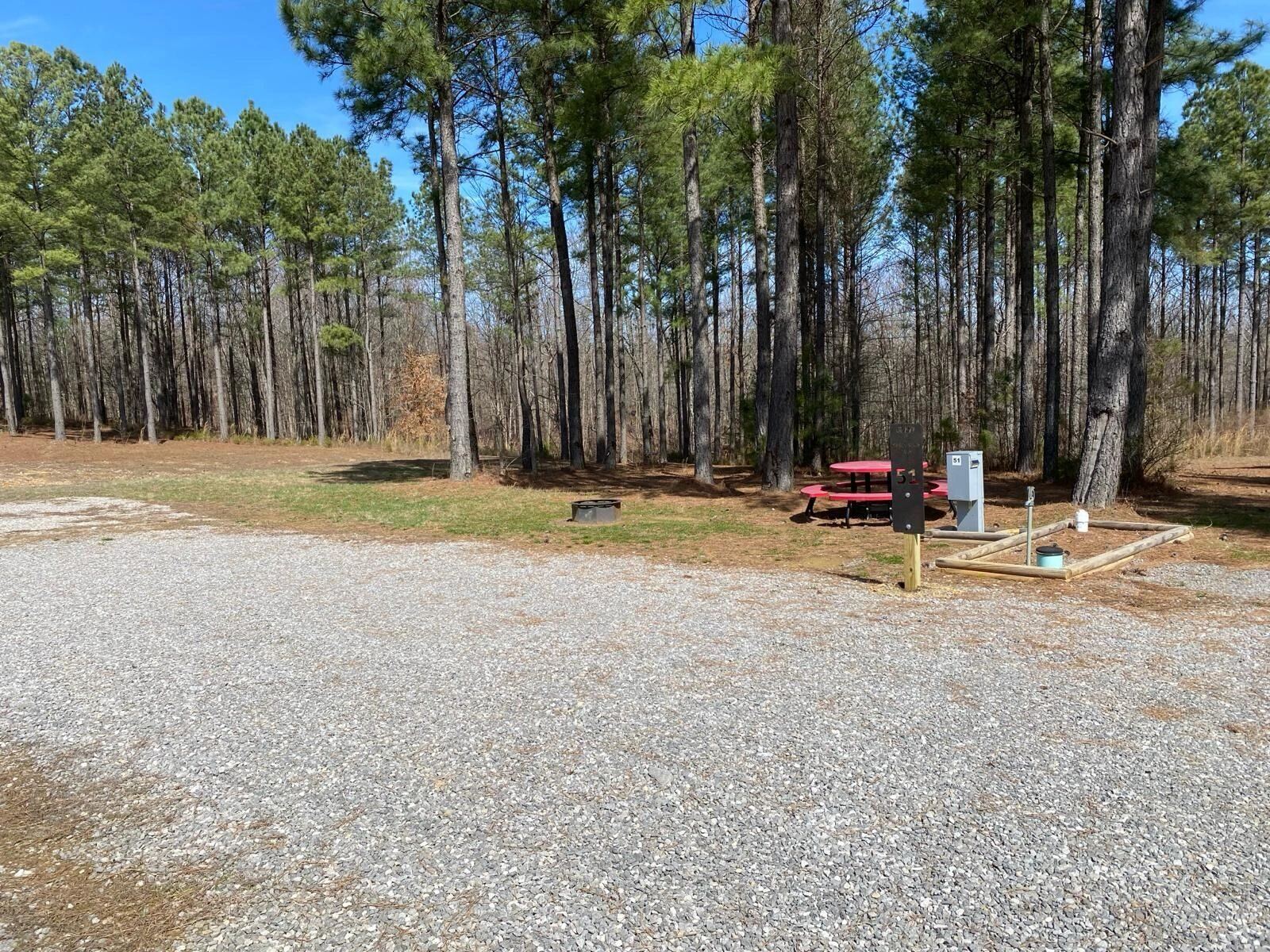 RV site number 51 at Sasquatch Farm RV Park